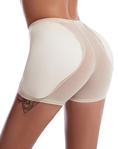 FEOYA Damen Butt Lifter Höschen Hüfte Push Up Slip Po Heber Unterhose Hip Enhancer Shapewear Gepolstert Miederhose Miederslip Seamless Unterwäsche - 3XL von FEOYA