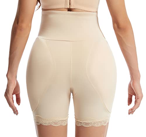 FEOYA Damen Butt Lifter Miederhose Gepolstert Miederslips Seamless Bauchsteuerung Unterhose Slip Unterwäsche Briefs Panties - L von FEOYA