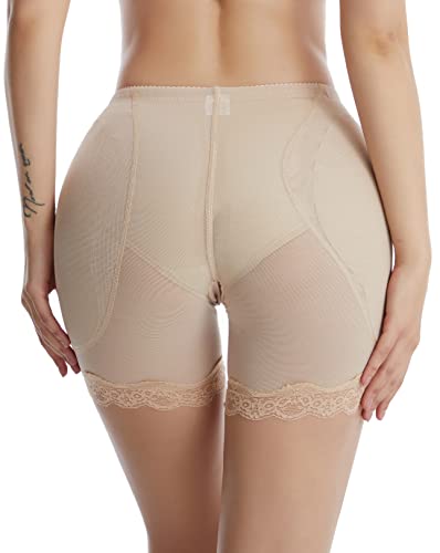 FEOYA Damen Butt Lifter Push-up Panties Miederslip mit Bauch-Weg-Effekt Miederpants String Mieder Butt Lifter Shaper figurenformend Shapewear - XL von FEOYA