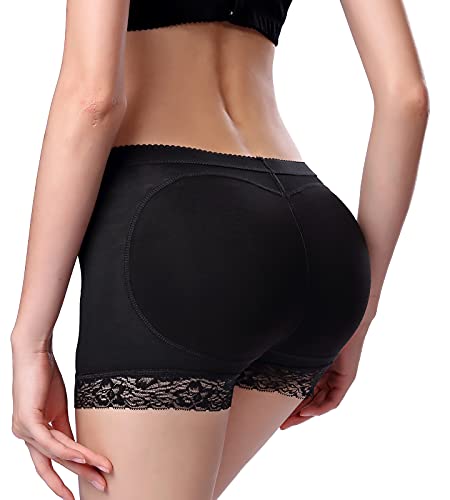 FEOYA Damen Butt Lifter Unterhose Push Up Höschen Padded Miederhose Control Panty Gepolsterter Slip Miederslip Hip Enhancer Figurformende Nahtlose Shapewear Body Shaping Unterwäsche - XS von FEOYA