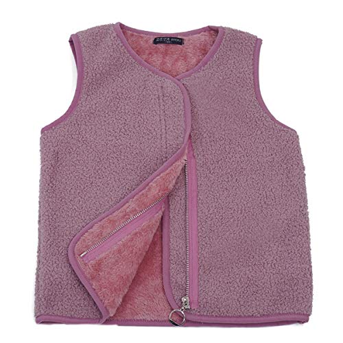 FEOYA Fleeceweste Kinder Winter Weste Jungen Mädchen Atmungsaktive Softshell Weste Kinder Outwear 2-9 Jahre von FEOYA