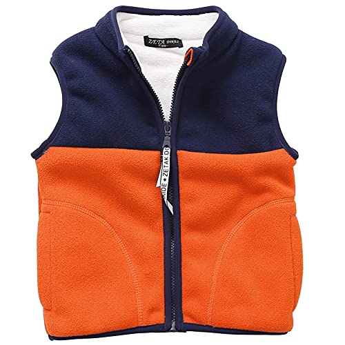 FEOYA Fleeceweste Kinder Winter Weste Jungen Mädchen Atmungsaktive Softshell Weste Kinder Outwear 2-9 Jahre von FEOYA