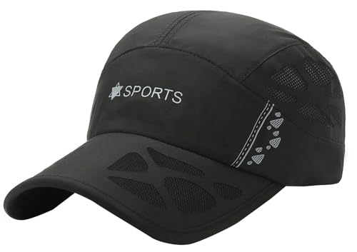 FEOYA Herren Atmungsaktiv Kappe Damen Mesh Sport Caps UV-Schutz Baseball Cap Sonnenhut C3 von FEOYA