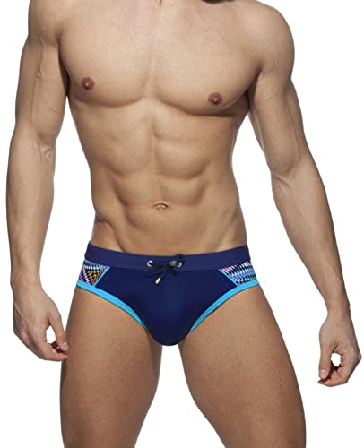 FEOYA Herren Schwimmhose Schnelltrocknend Badehose Trainings Badeslip Kurz Badeshort UV Schutz Männer Schwimmshorts Badepants Strandhosen Shorts Schwimmwear Tunnelzug Low Rise Brief von FEOYA