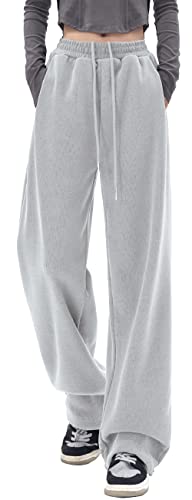 FEOYA Jogginghose Damen Baumwolle Sporthose Damen Lang Sweatpants Lässige Lose Freizeithose Damen Lang für Gym Trainings - S von FEOYA