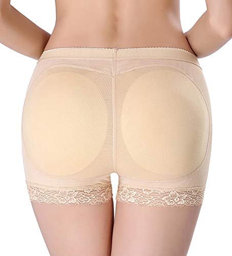 FEOYA Po Pushup Höschen Damen Miederpants Hohe Taille Padded Butt Lifter Miederhose Gepolstert nahtlos Miederslips Seamless Bauchsteuerung Unterhose Slip Unterwäsche Briefs Panties von FEOYA