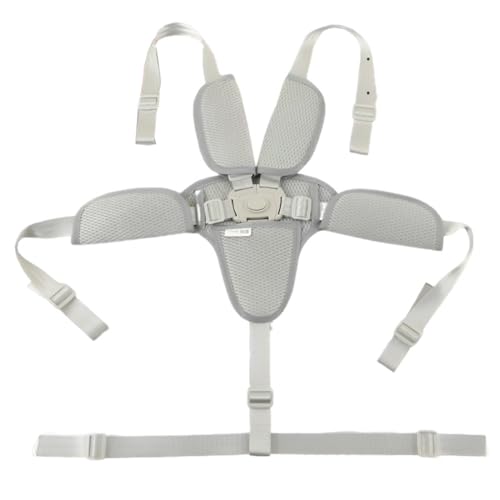 FEQDWOX 5 Punkt Sicherheitsgurt Hochstuhl Anschnallgurt Multifunktional Kinderschutzgurt Hochstuhlgurt mit Schulterpolsterungen Haltegurt für Kinderwagen Buggy von FEQDWOX