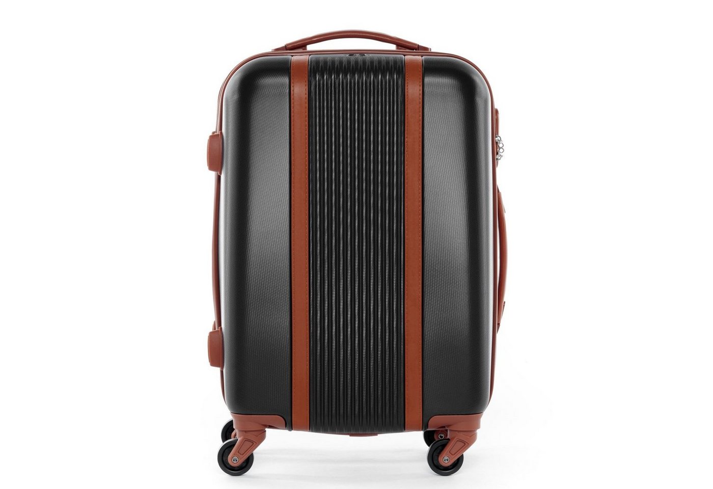 FERGÉ Koffer Hartschale Handgepäck Carry-On MILANO, Handgepäck Koffer Hartschale, Kabinen-Trolley Rollkoffer mit 4 Rollen von FERGÉ