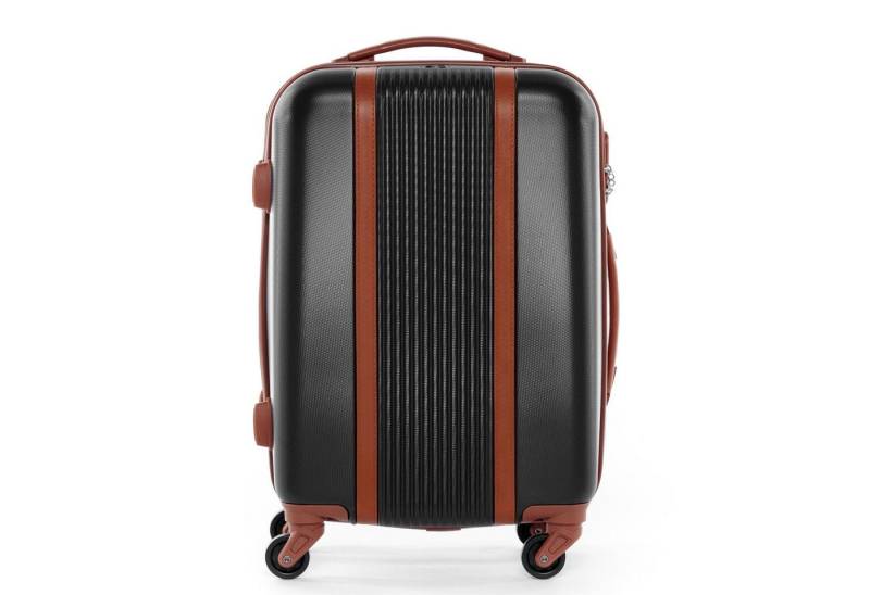 FERGÉ Koffer Hartschale Handgepäck Carry-On MILANO, Handgepäck Koffer Hartschale, Kabinen-Trolley Rollkoffer mit 4 Rollen von FERGÉ