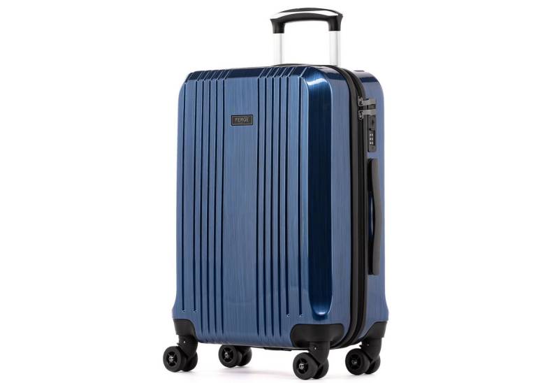 FERGÉ Koffer Hartschale Handgepäck Koffer 55 x 40 x 22 cm TSA-Schoß, Trolley Carry-On 55 cm, Premium Reisekoffer 4 Doppelrollen TSA-Schloss von FERGÉ