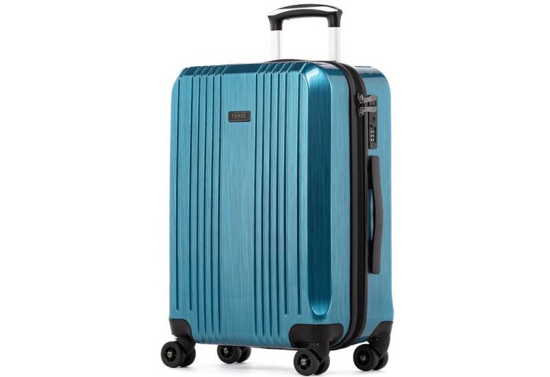 FERGÉ Koffer Hartschale Handgepäck Koffer 55 x 40 x 22 cm TSA-Schoß, Trolley Carry-On 55 cm, Premium Reisekoffer 4 Doppelrollen TSA-Schloss von FERGÉ