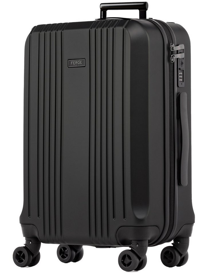 FERGÉ Koffer Hartschale Handgepäck Koffer 55 x 40 x 22 cm TSA-Schoß, Trolley Carry-On 55 cm, Premium Reisekoffer 4 Doppelrollen TSA-Schloss von FERGÉ