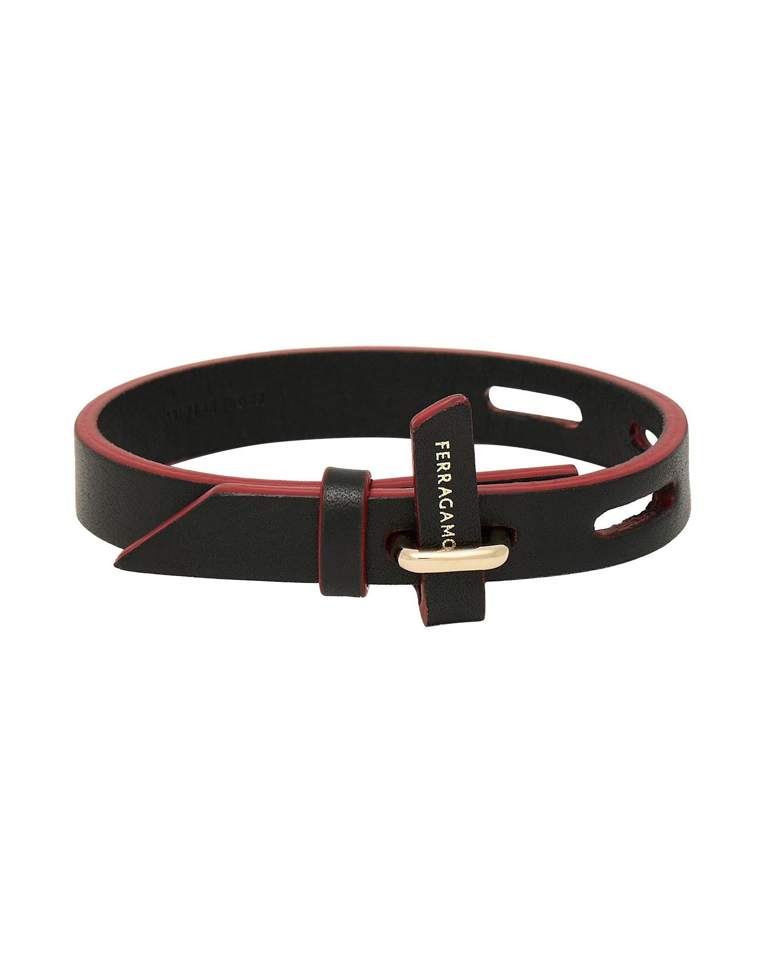 FERRAGAMO Armband Herren Schwarz von FERRAGAMO