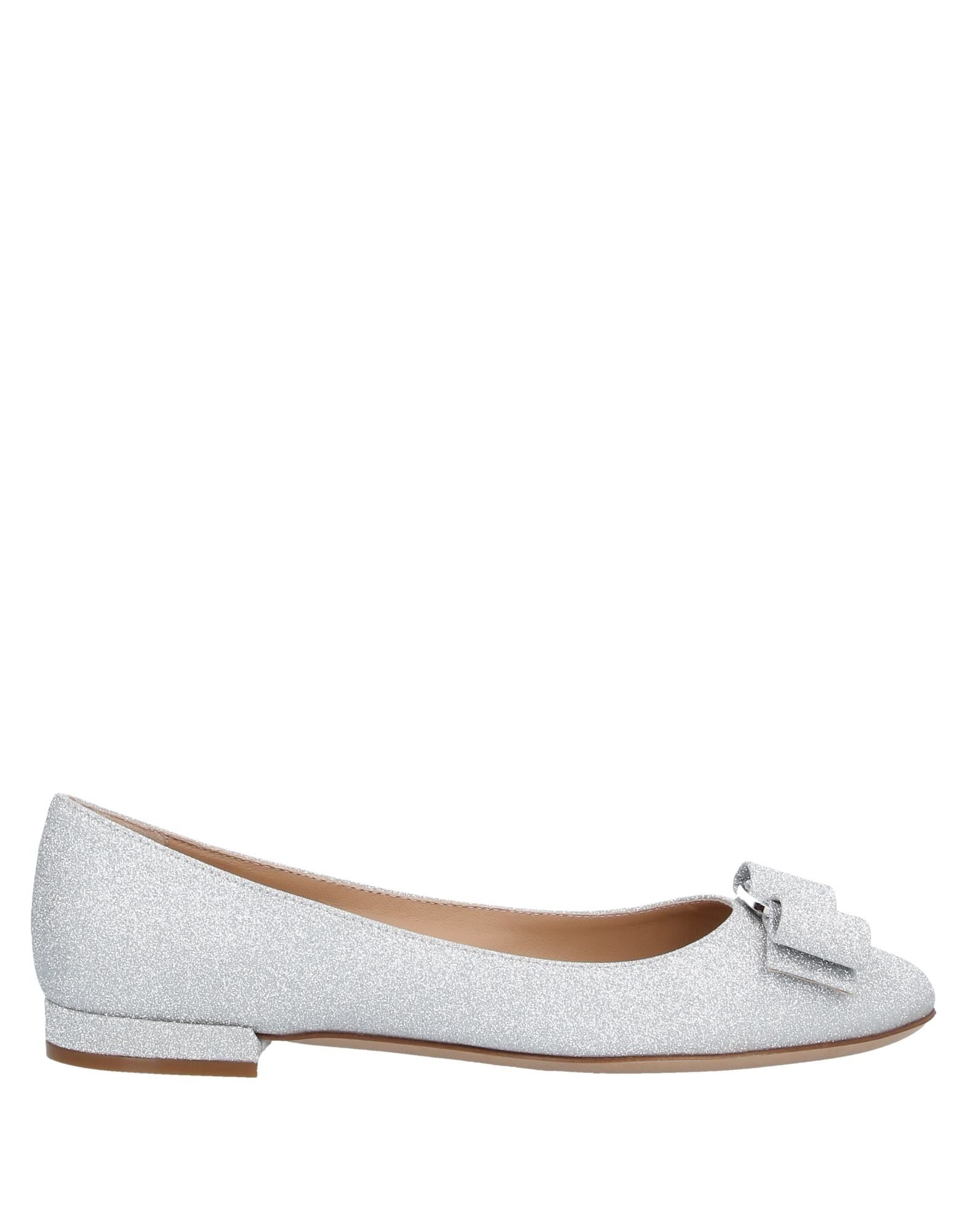 FERRAGAMO Ballerina Damen Silber von FERRAGAMO