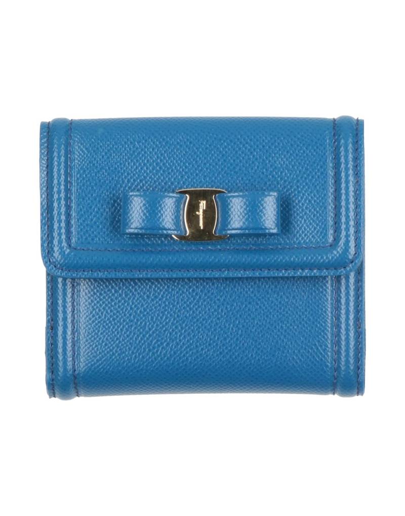 FERRAGAMO Brieftasche Damen Blau von FERRAGAMO