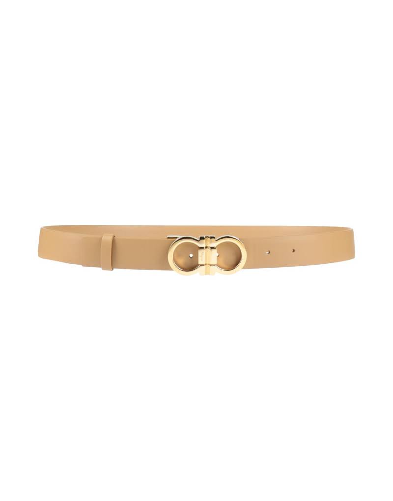 FERRAGAMO Gürtel Damen Beige von FERRAGAMO