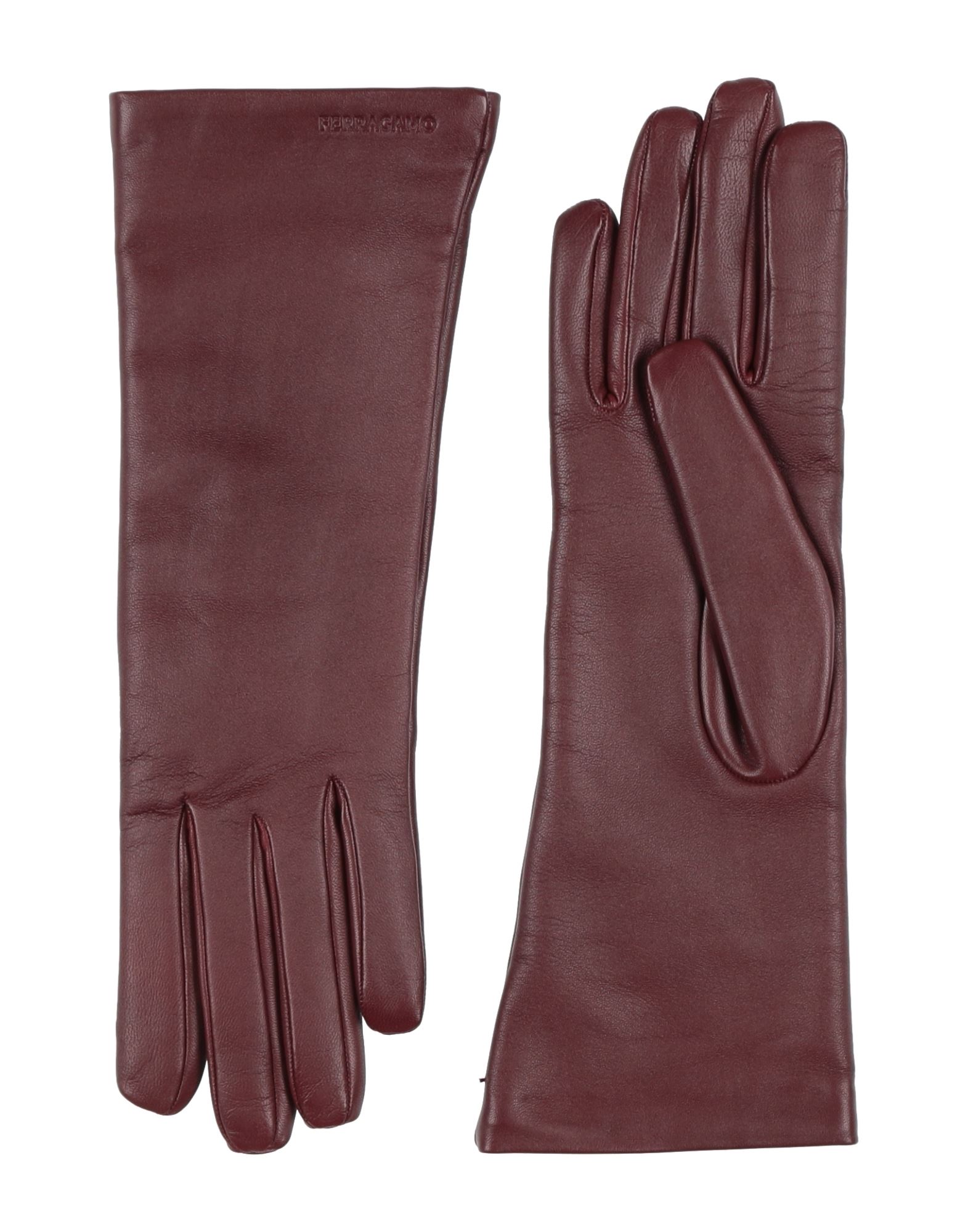 FERRAGAMO Handschuhe Damen Bordeaux von FERRAGAMO