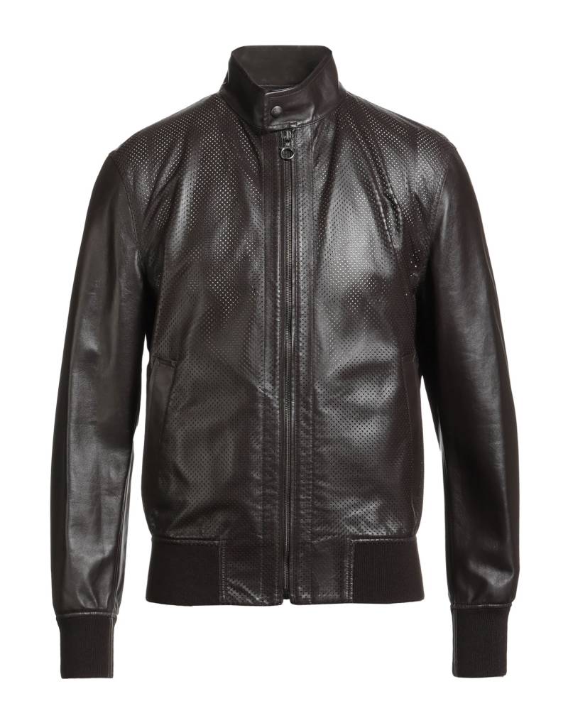 FERRAGAMO Jacke & Anorak Herren Dunkelbraun von FERRAGAMO