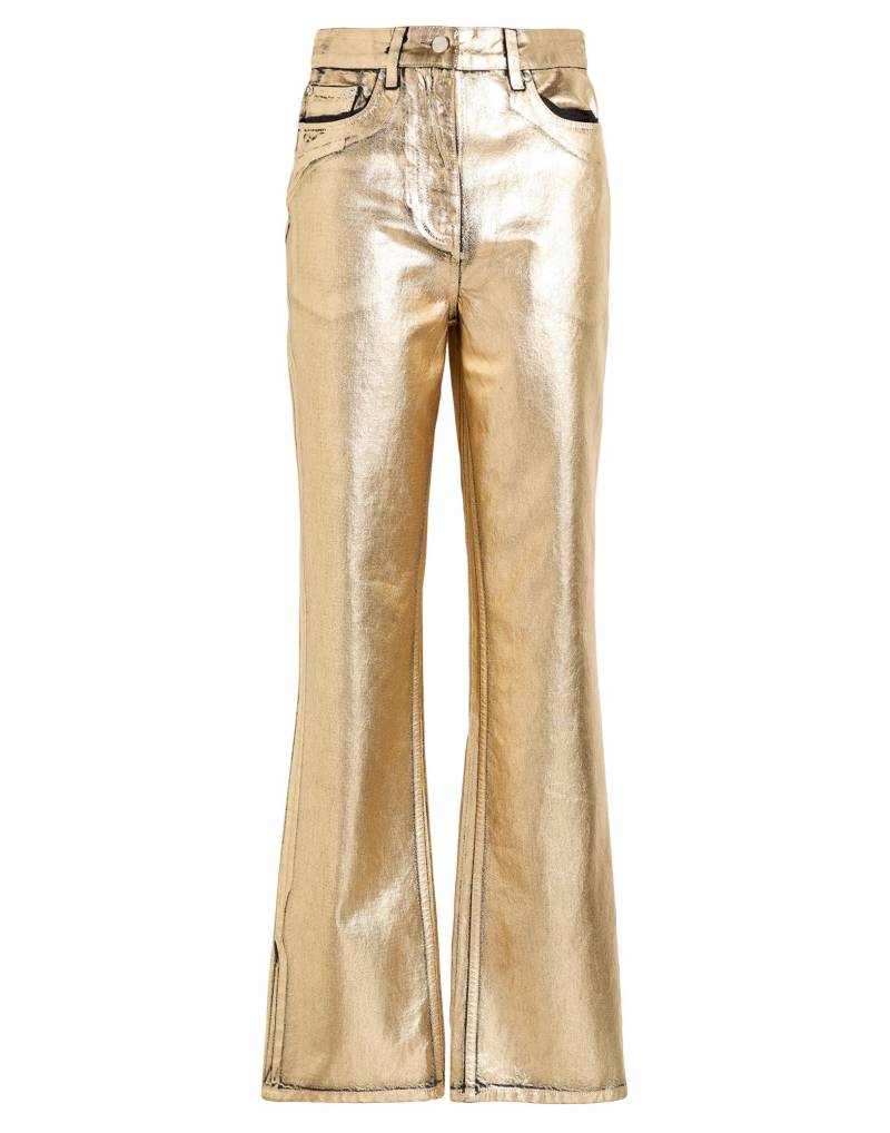 FERRAGAMO Jeanshose Damen Gold von FERRAGAMO