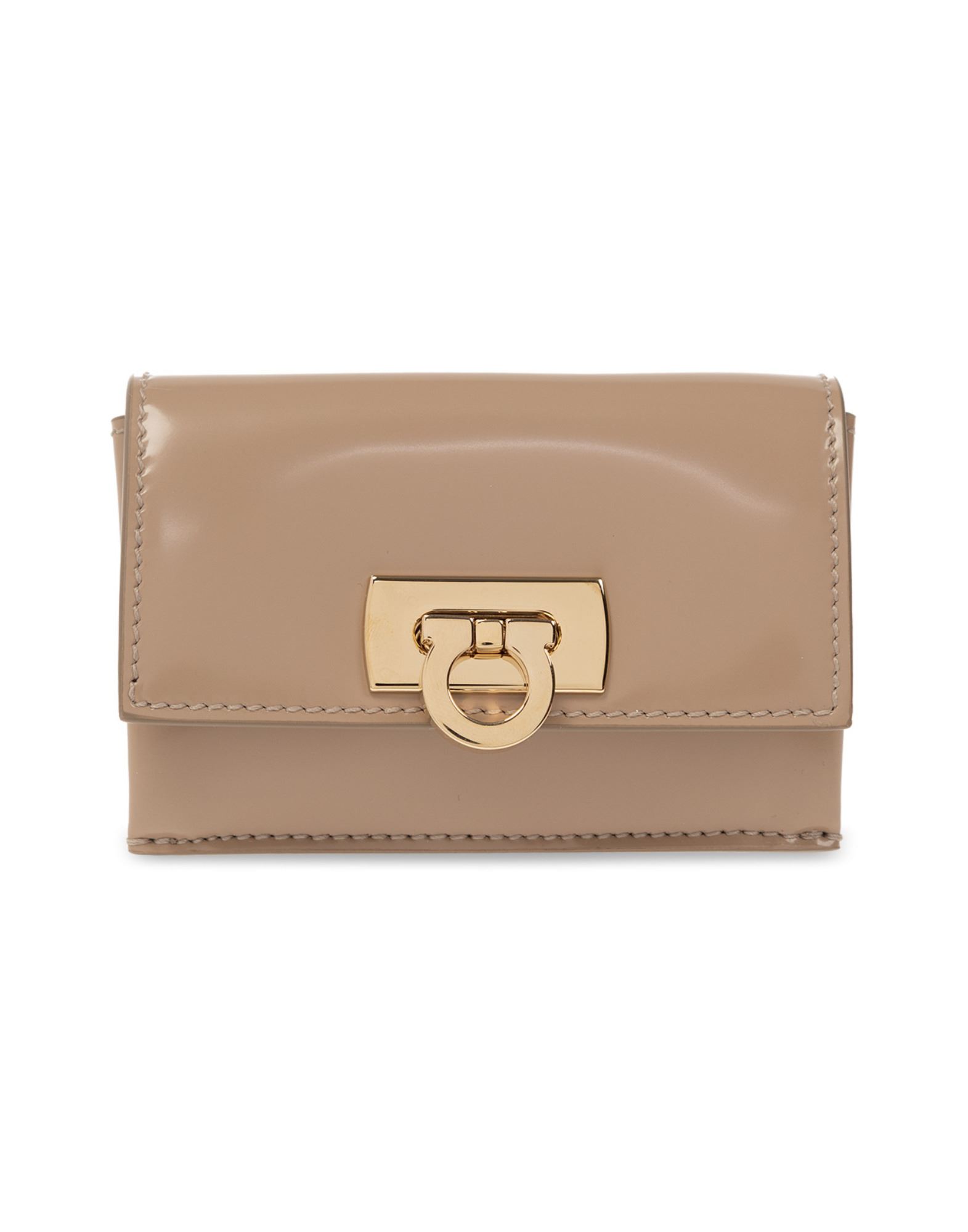 FERRAGAMO Kartenetui Damen Beige von FERRAGAMO