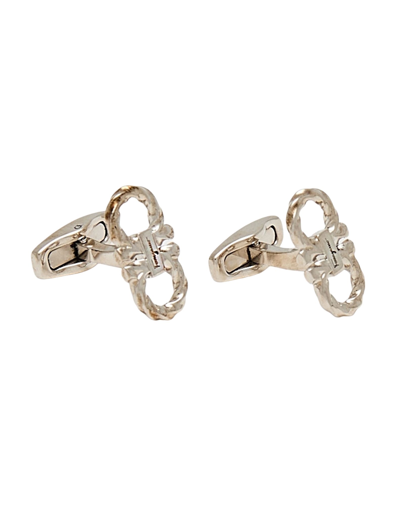 FERRAGAMO Manschettenknöpfe Herren Silber von FERRAGAMO