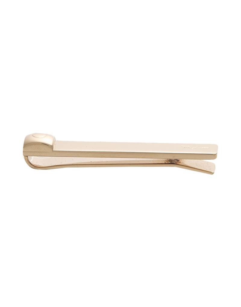 FERRAGAMO Manschettenknöpfe Unisex Gold von FERRAGAMO