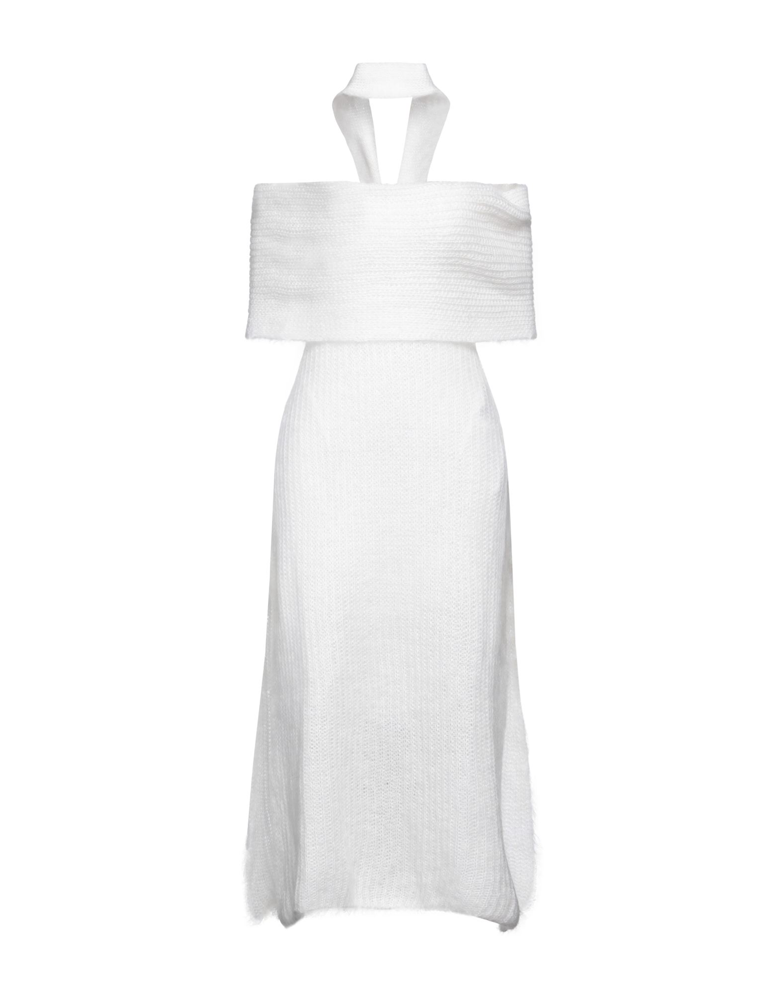 FERRAGAMO Midi-kleid Damen Off white von FERRAGAMO