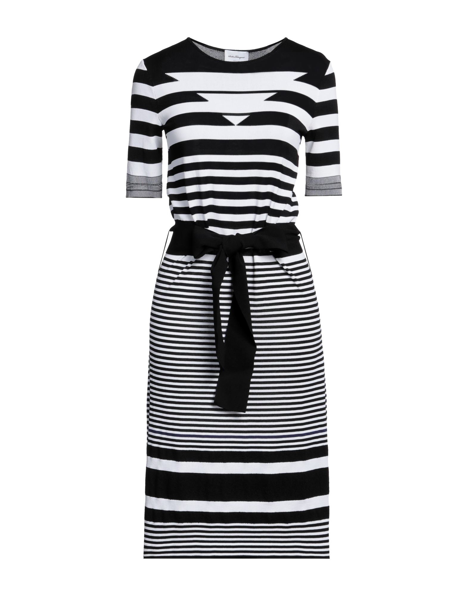 FERRAGAMO Midi-kleid Damen Schwarz von FERRAGAMO