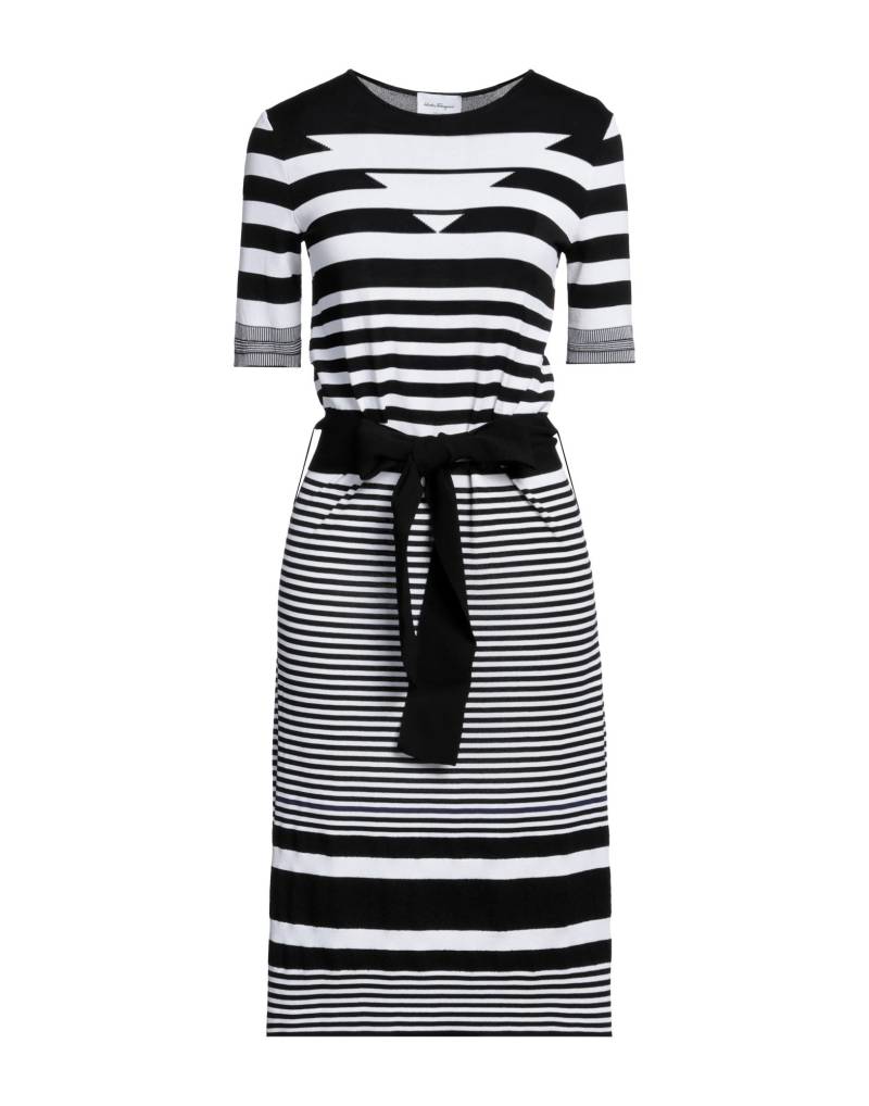 FERRAGAMO Midi-kleid Damen Schwarz von FERRAGAMO