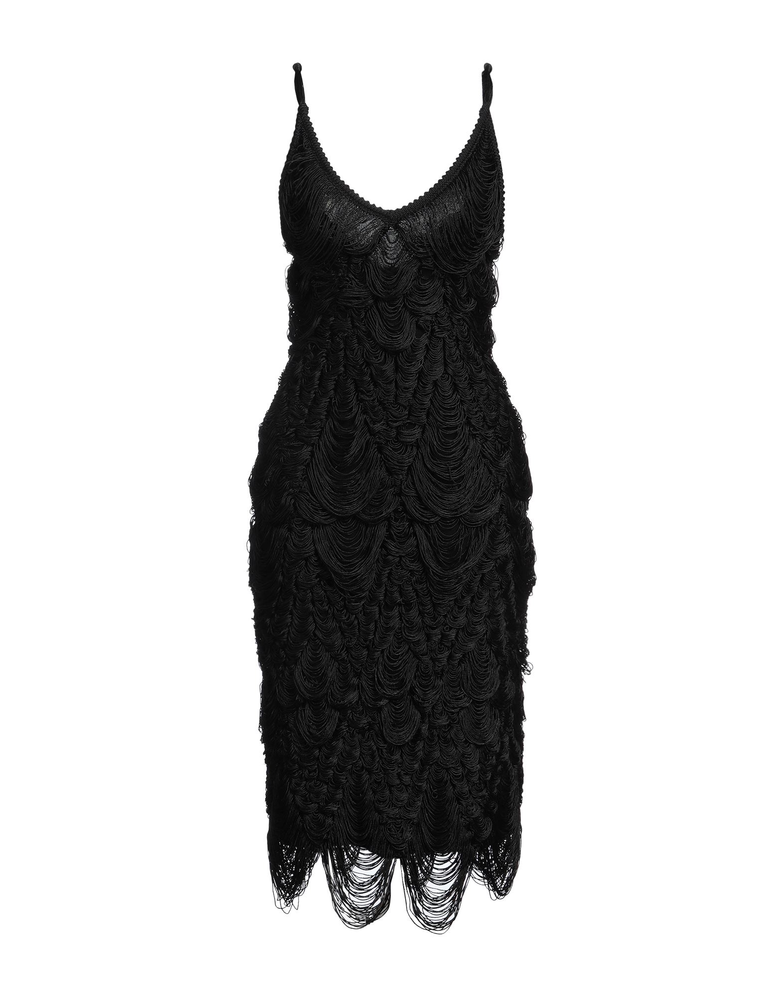 FERRAGAMO Midi-kleid Damen Schwarz von FERRAGAMO