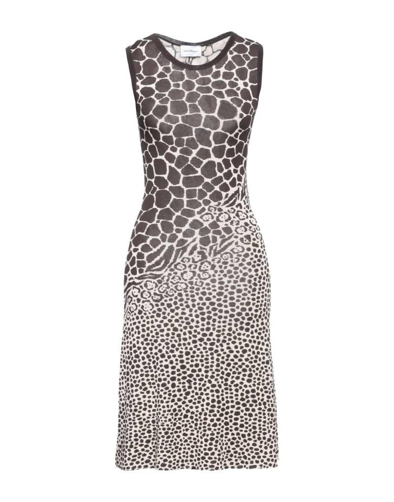 FERRAGAMO Midi-kleid Damen Schwarz von FERRAGAMO