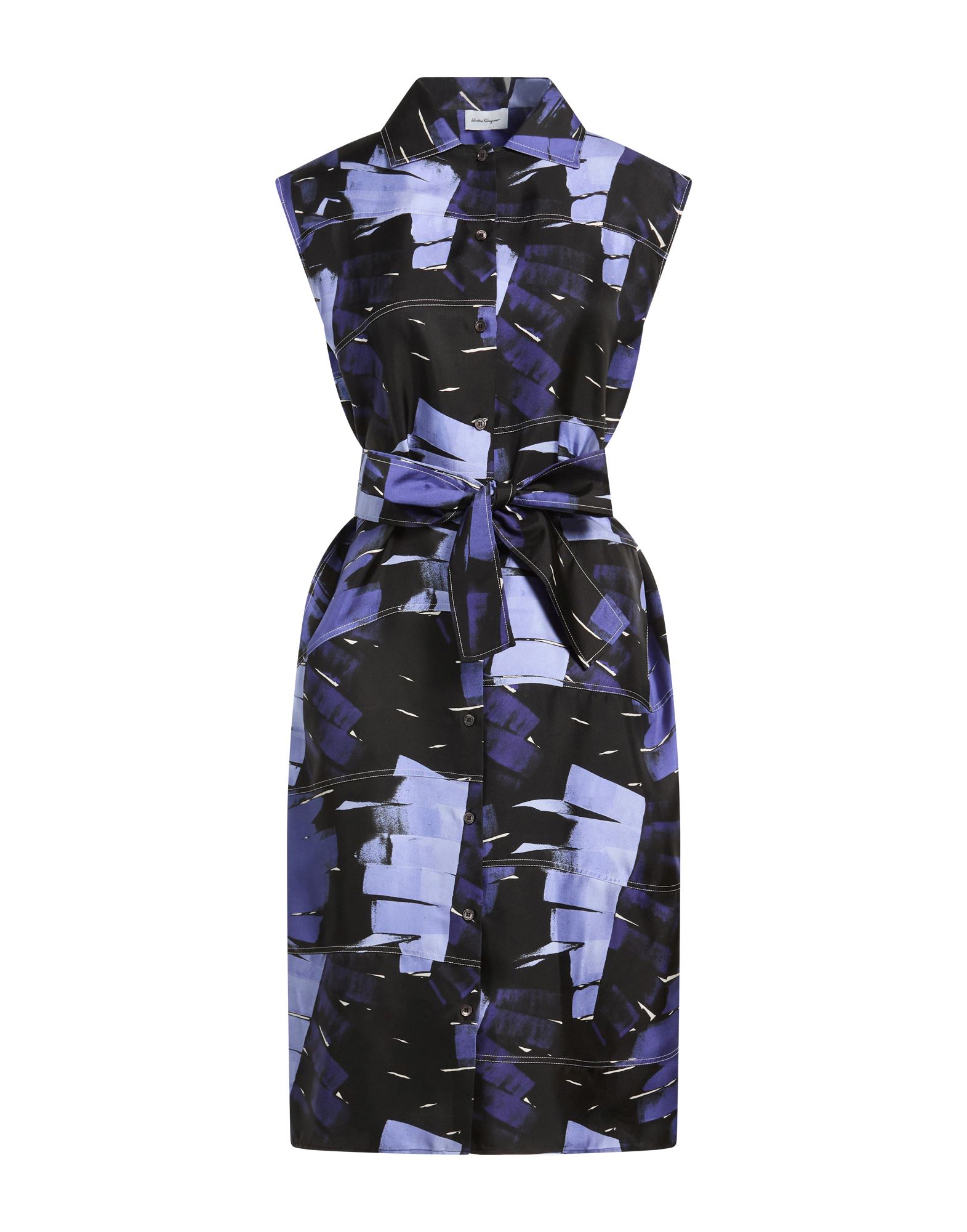 FERRAGAMO Midi-kleid Damen Violett von FERRAGAMO