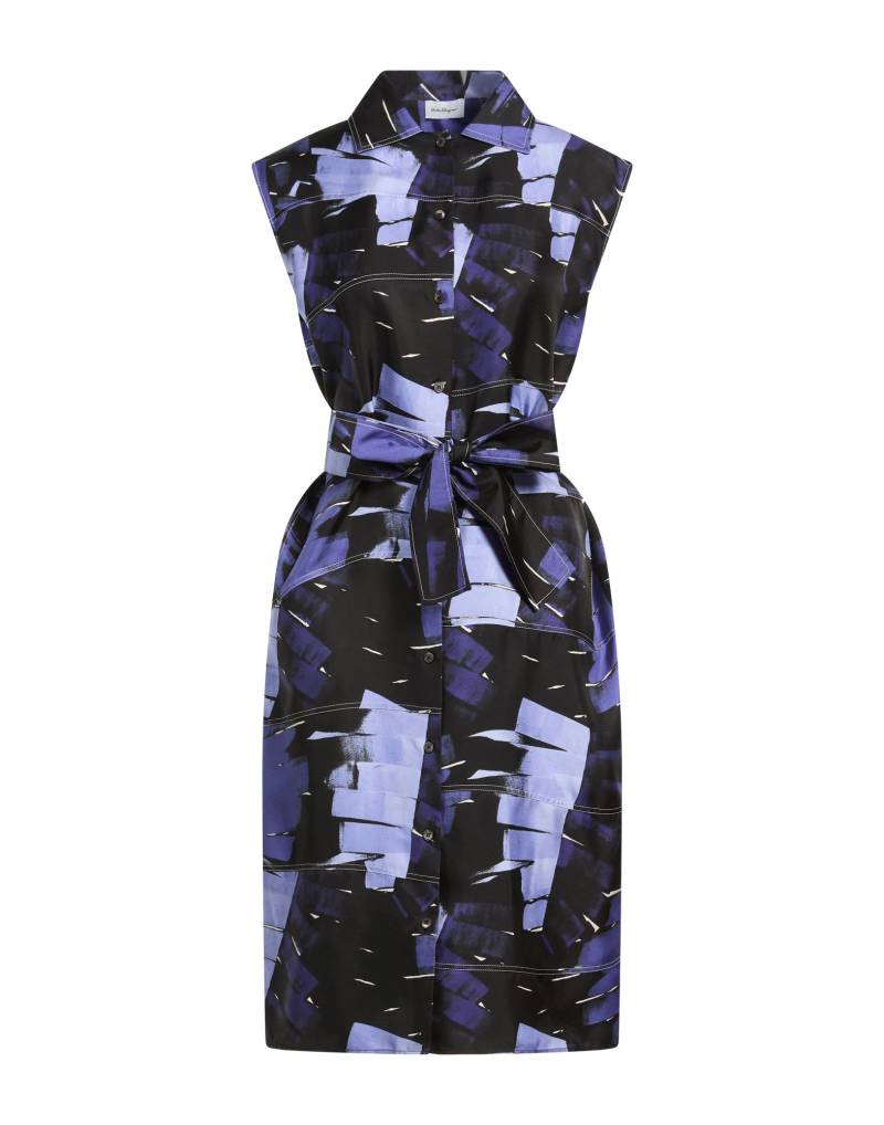 FERRAGAMO Midi-kleid Damen Violett von FERRAGAMO