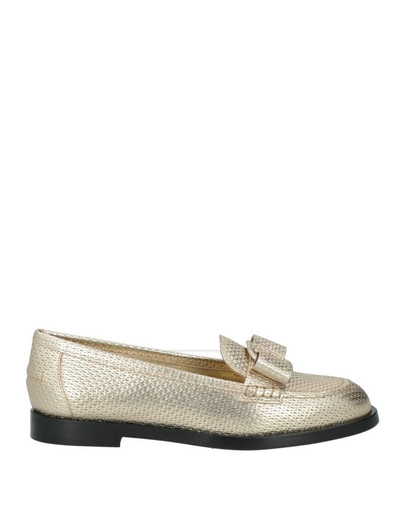 FERRAGAMO Mokassin Damen Platin von FERRAGAMO