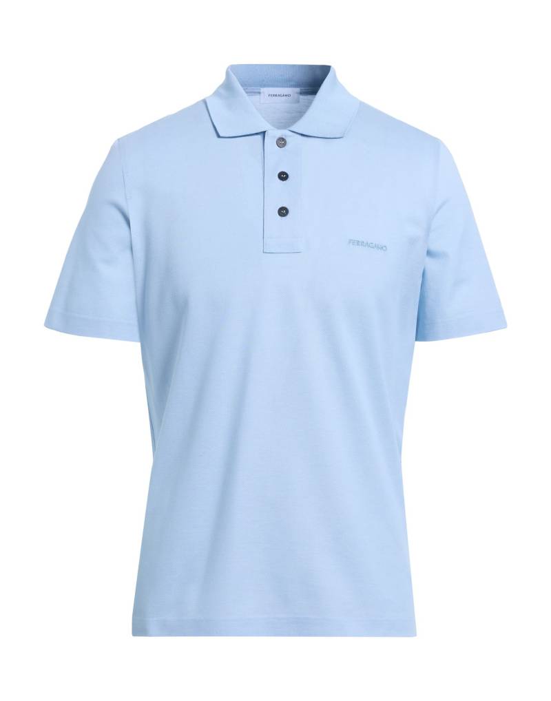 FERRAGAMO Poloshirt Herren Hellblau von FERRAGAMO