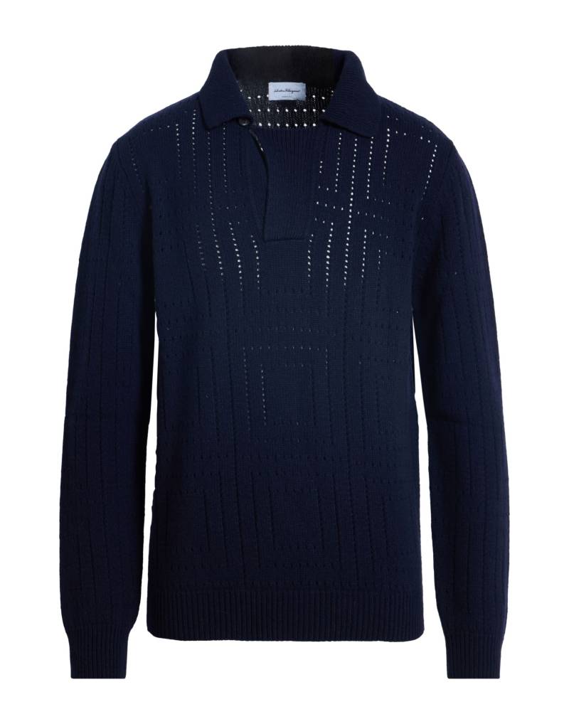 FERRAGAMO Pullover Herren Marineblau von FERRAGAMO