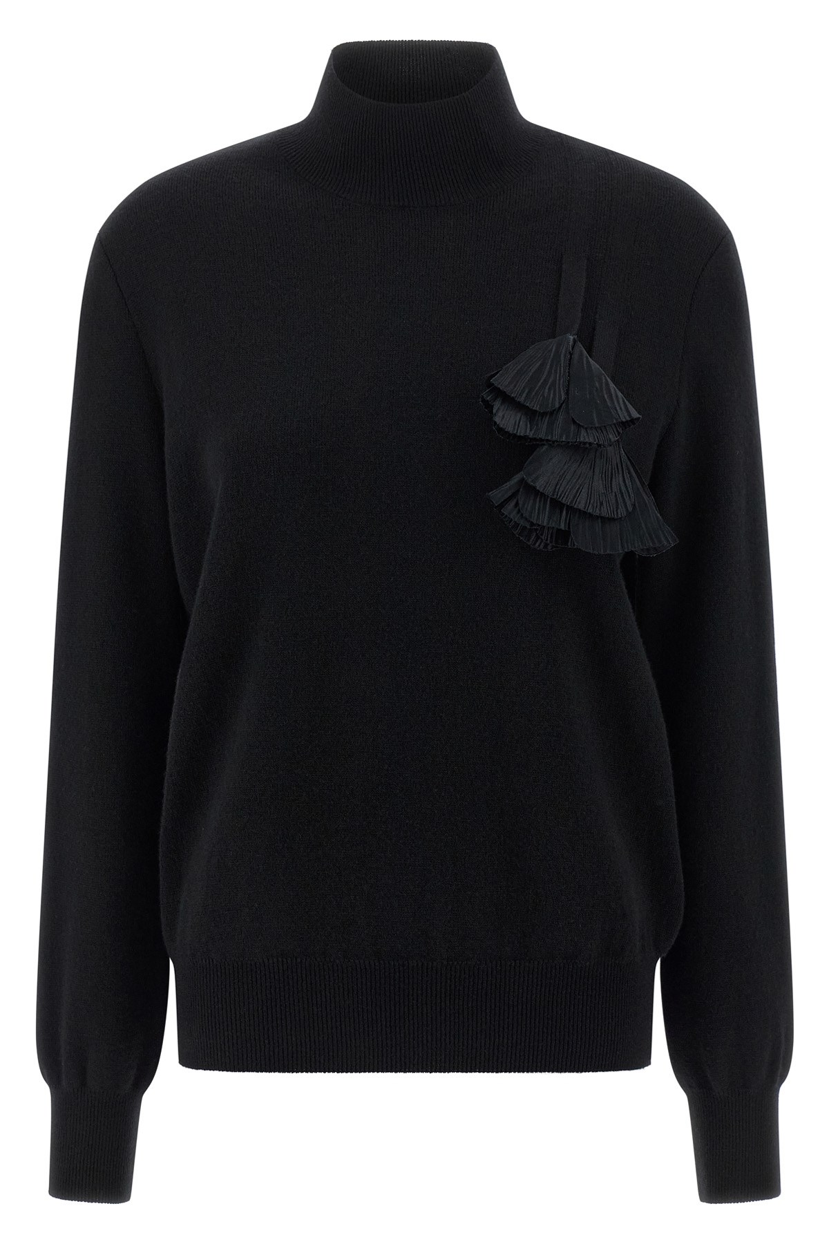 FERRAGAMO Pullover Mit Floralem Einsatz von FERRAGAMO