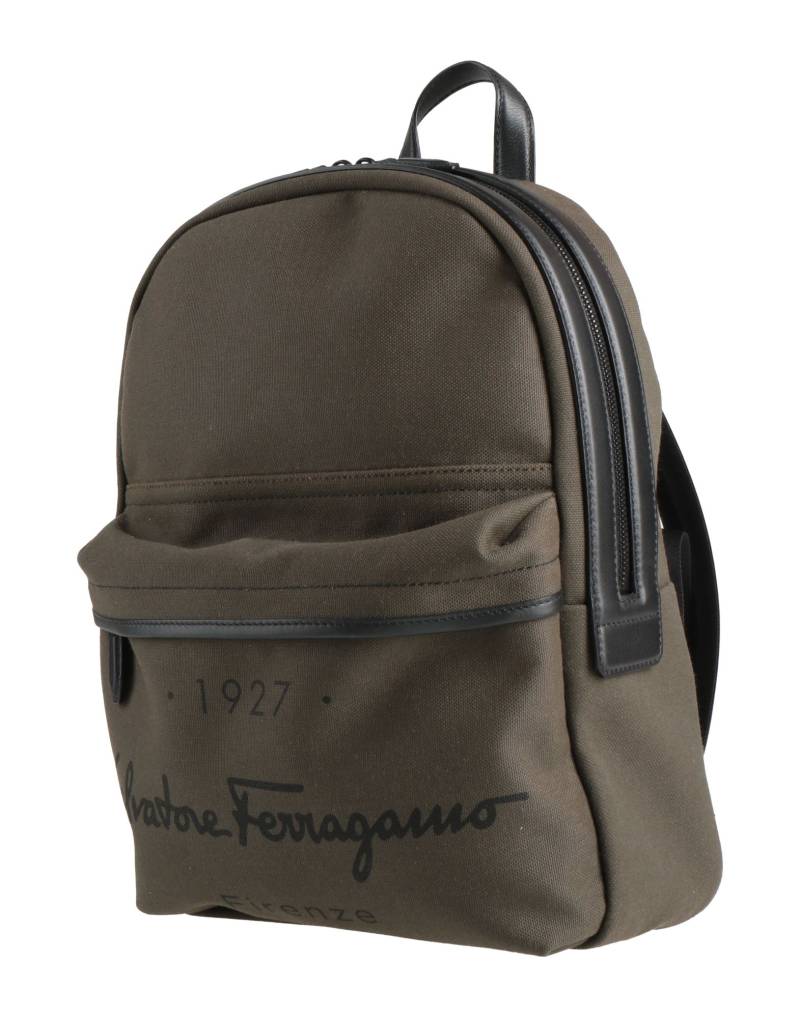 FERRAGAMO Rucksack Damen Militärgrün von FERRAGAMO