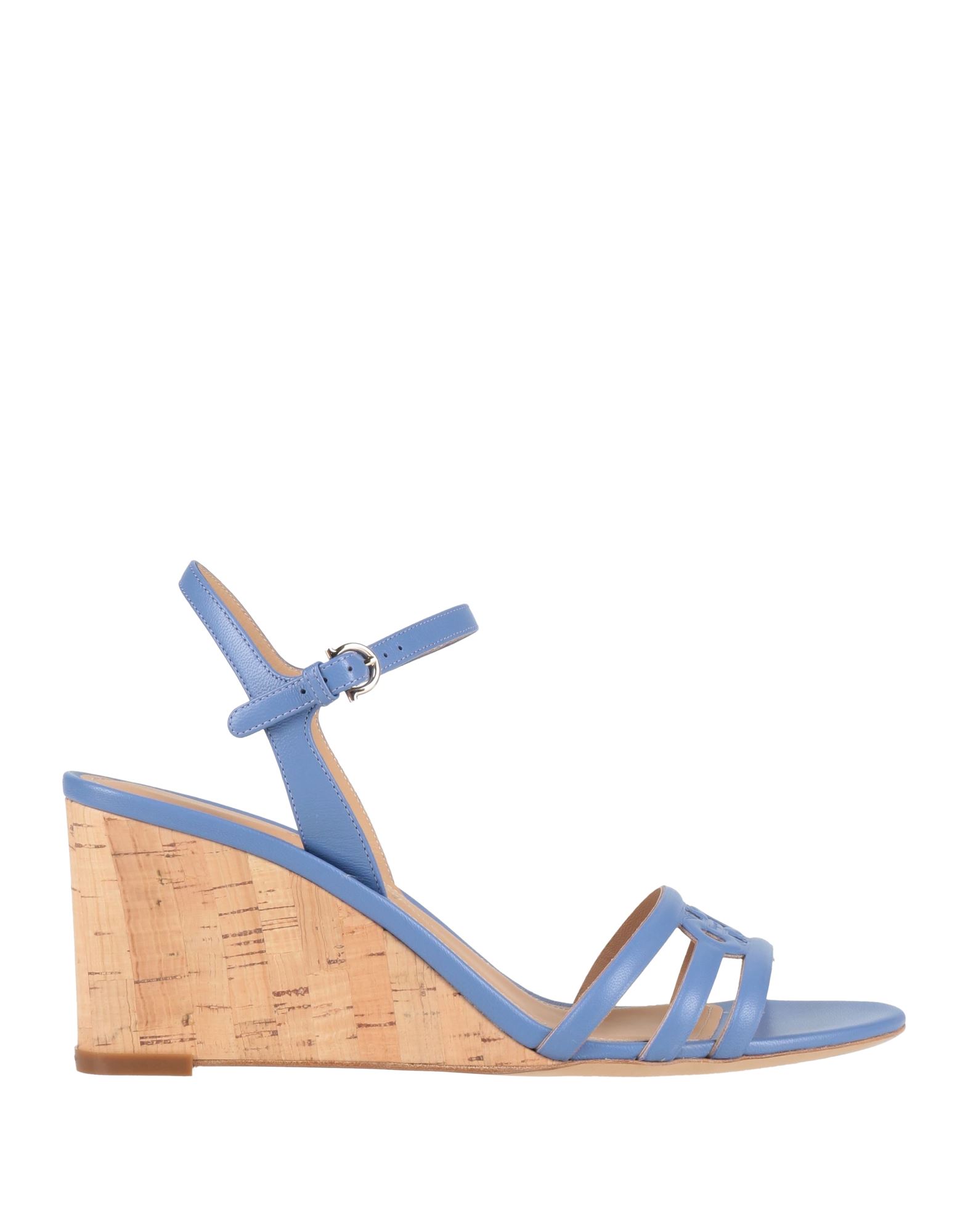 FERRAGAMO Sandale Damen Hellblau von FERRAGAMO