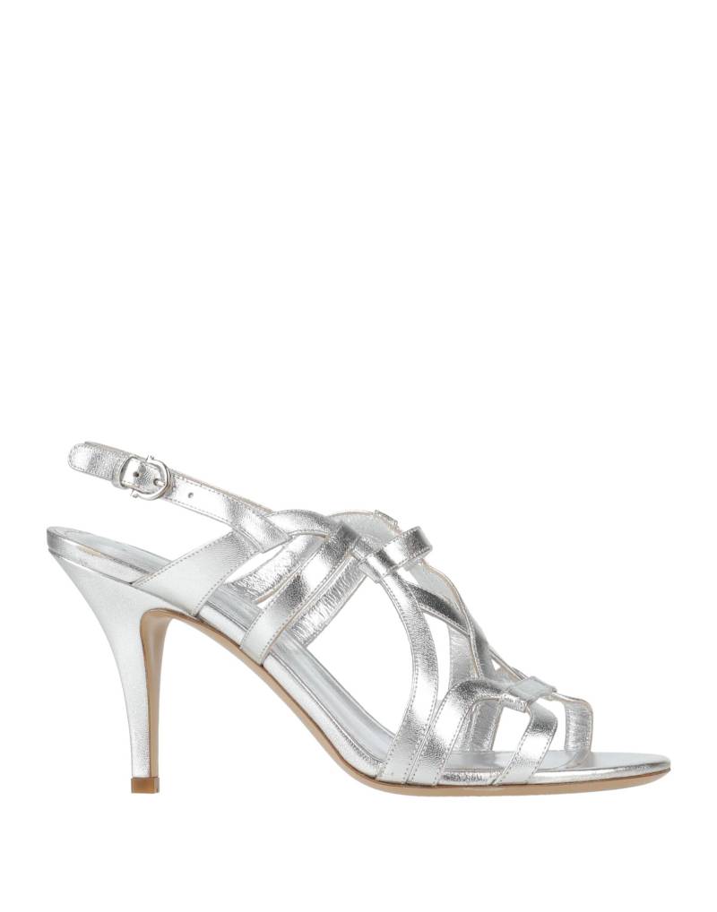 FERRAGAMO Sandale Damen Silber von FERRAGAMO