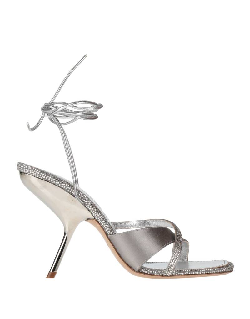 FERRAGAMO Sandale Damen Silber von FERRAGAMO