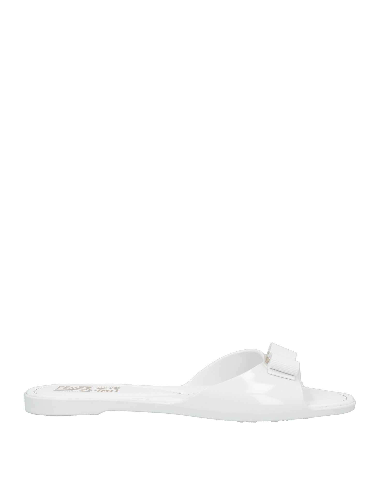 FERRAGAMO Sandale Damen Weiß von FERRAGAMO