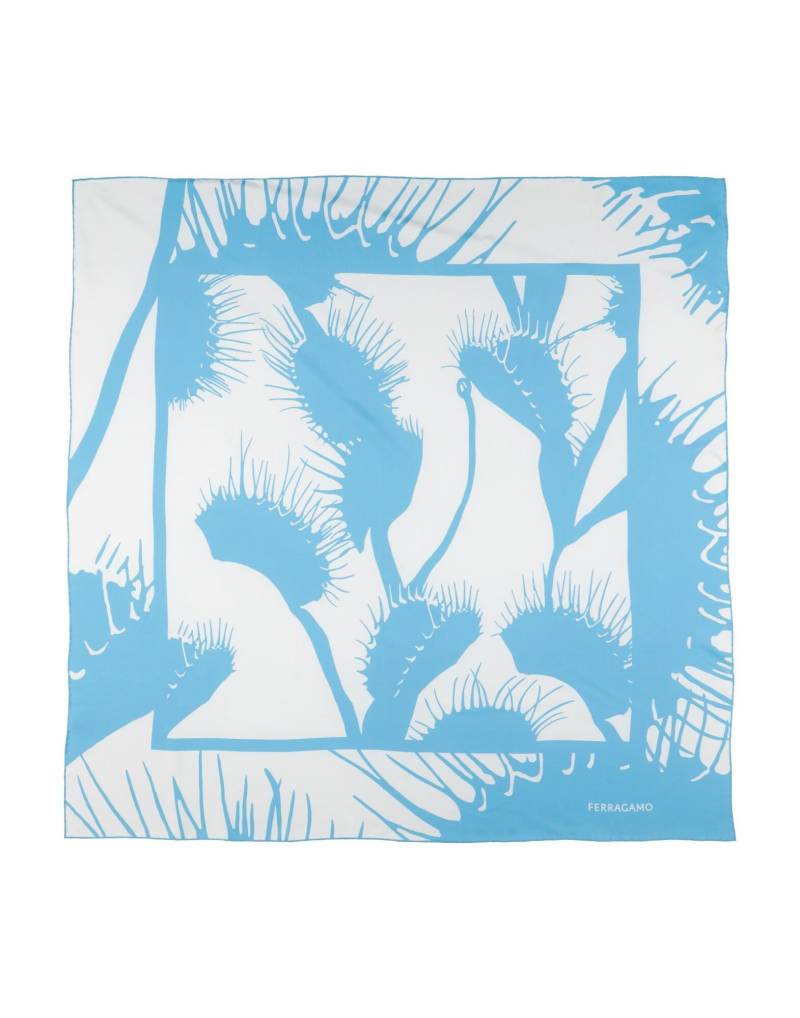 FERRAGAMO Schal Damen Azurblau von FERRAGAMO