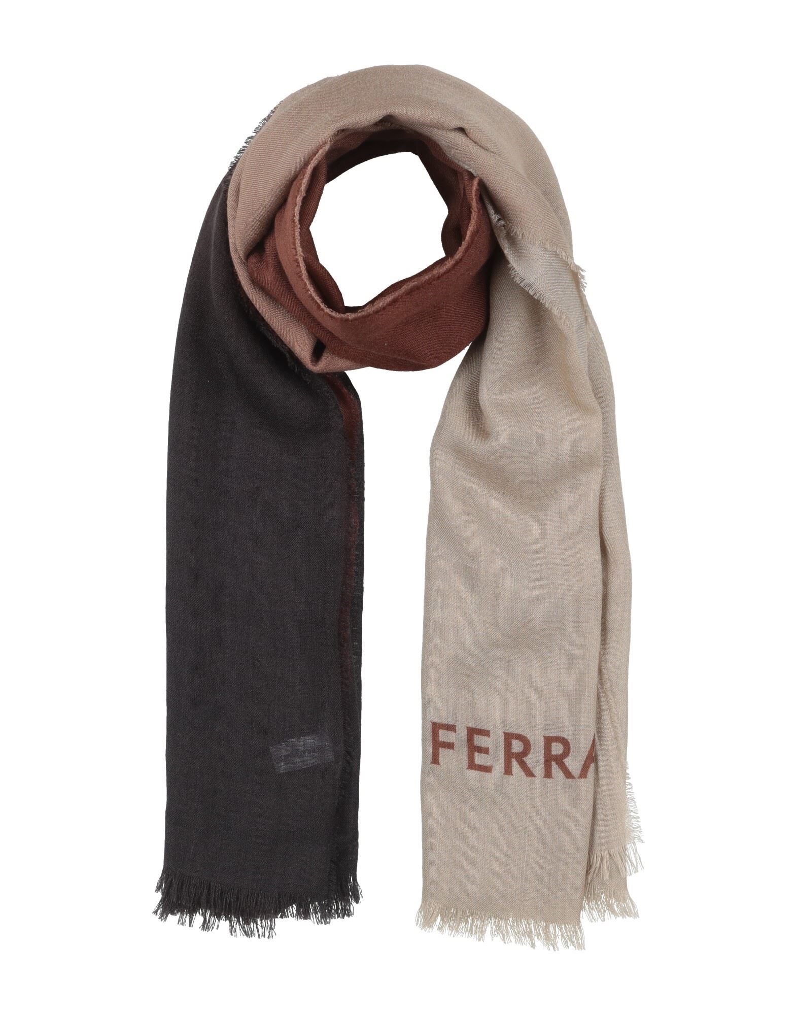 FERRAGAMO Schal Herren Khaki von FERRAGAMO