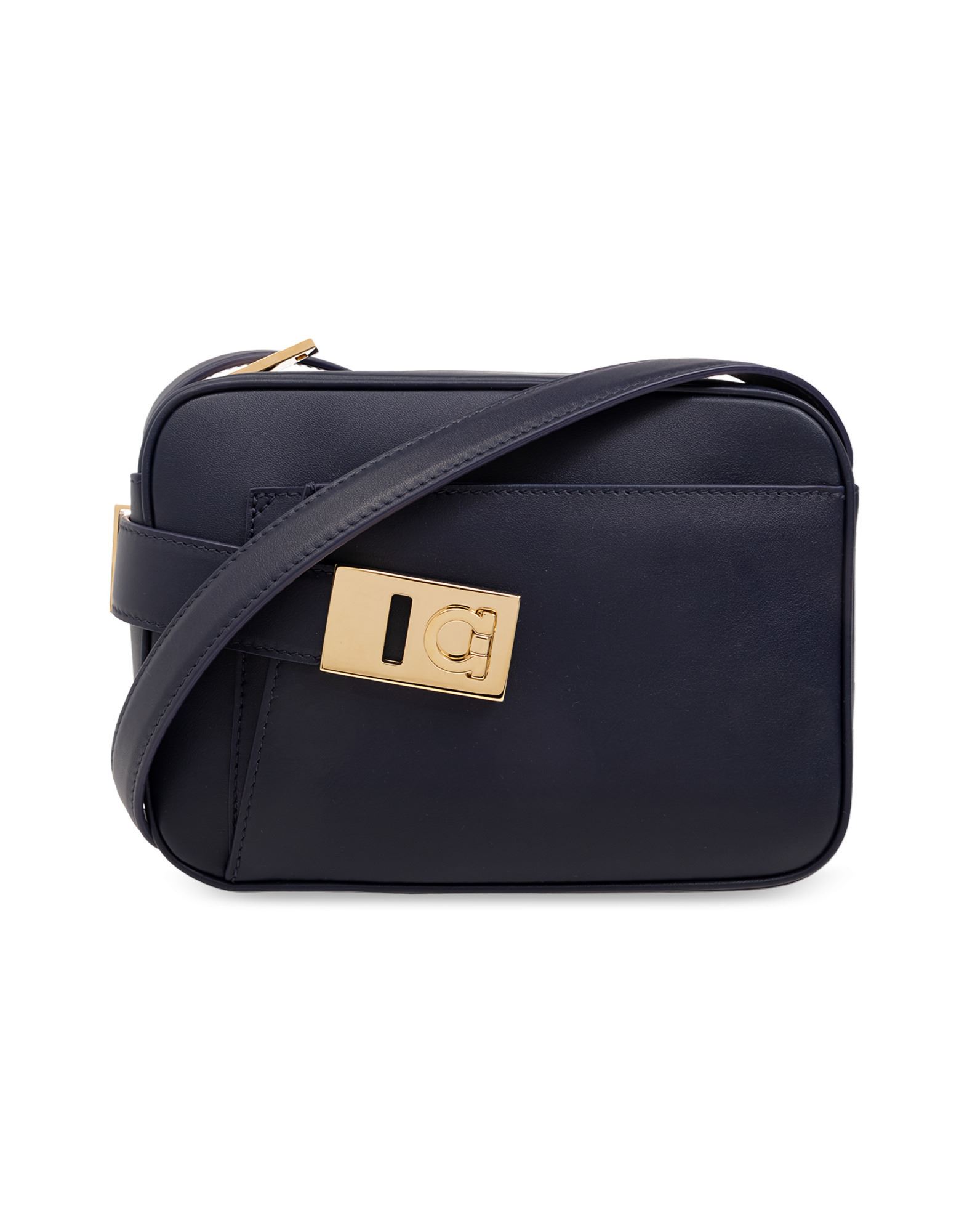 FERRAGAMO Schultertasche Damen Dunkelgrau von FERRAGAMO