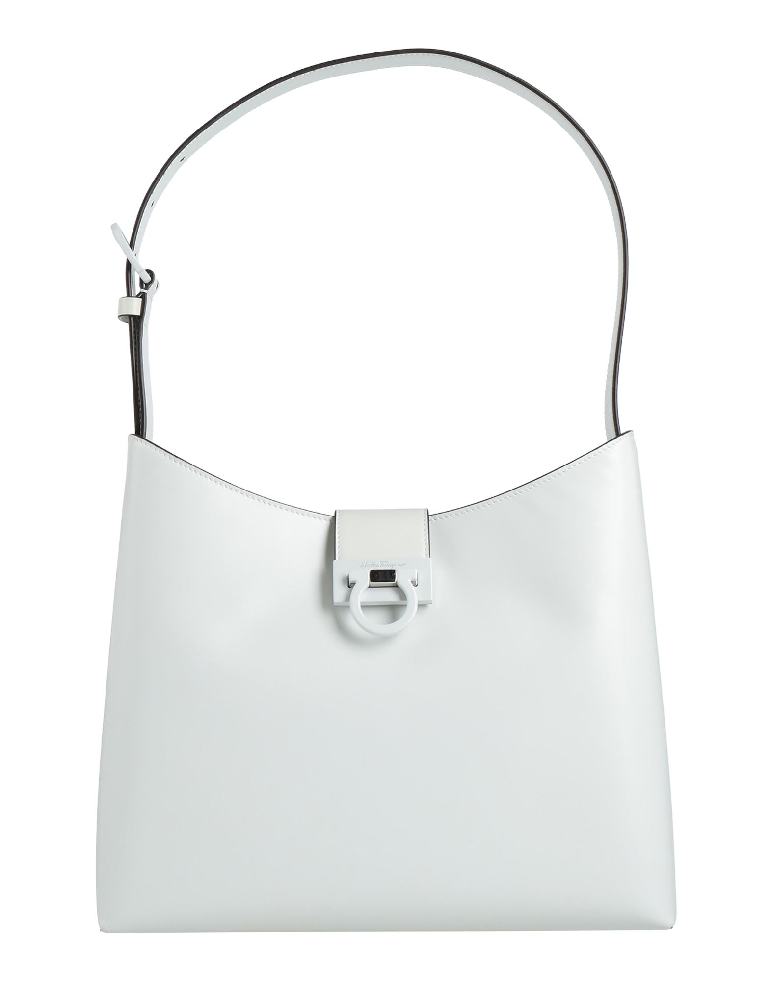 FERRAGAMO Schultertasche Damen Hellgrau von FERRAGAMO