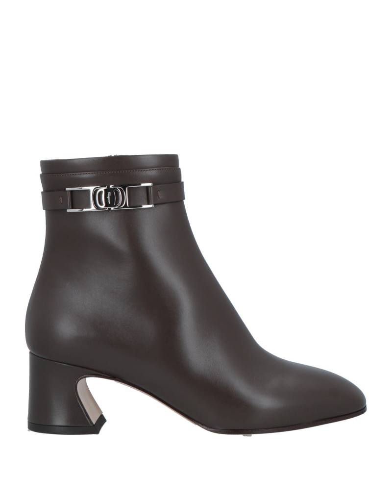 FERRAGAMO Stiefelette Damen Dunkelbraun von FERRAGAMO