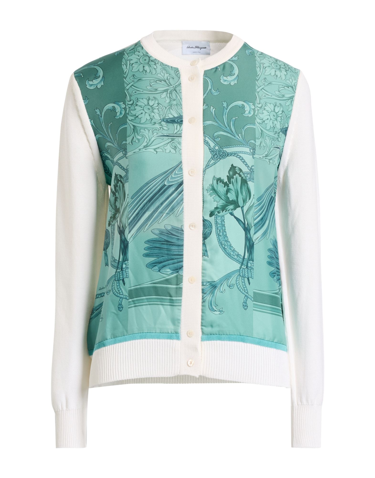 FERRAGAMO Strickjacke Damen Tūrkis FERRAGAMO Strickjacke Damen Tūrkis von FERRAGAMO