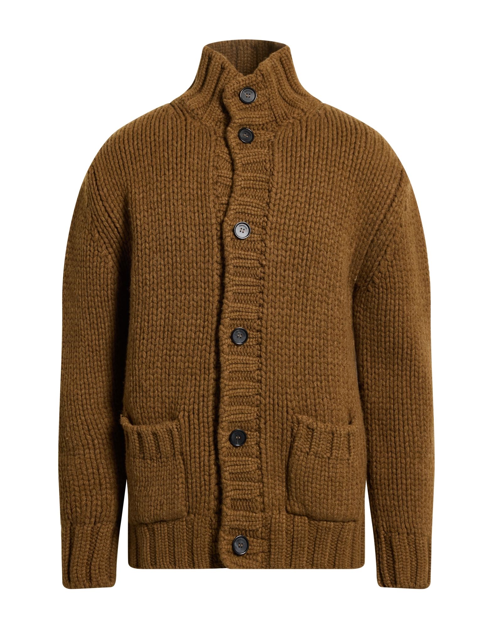 FERRAGAMO Strickjacke Herren Khaki FERRAGAMO Strickjacke Herren Khaki von FERRAGAMO