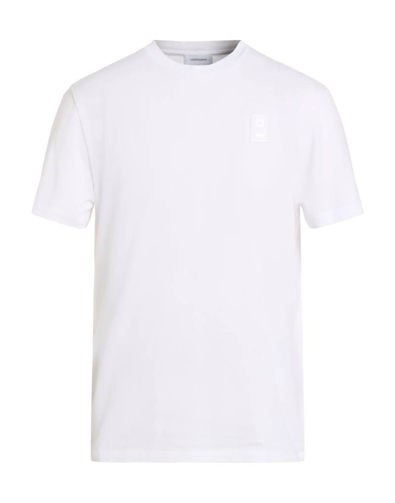 FERRAGAMO T-shirts Herren Weiß von FERRAGAMO
